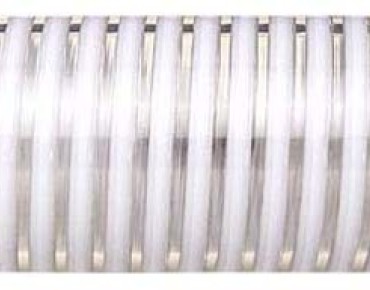 Mangueiras Industriais KA-L: Transparente com Espiral Branco - Leve