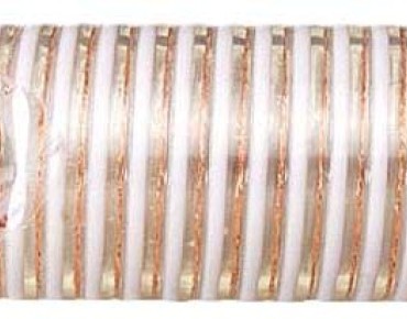 Mangueiras Industriais KAF: Transparente com Espiral Branco e Fio Anti-estático