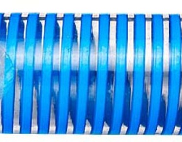 Mangueiras Industriais KM: Transparente com Espiral Azul