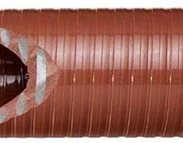 Mangueiras Industriais KO: Marrom com Espiral Branco