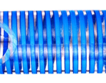 Mangueiras Industriais KM-L: Transparente com Espiral Azul - Leve